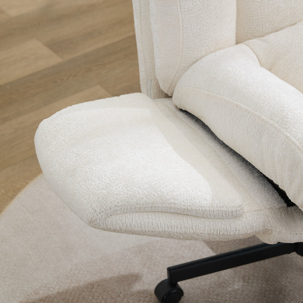 Pet Friendly Swivel Office Chair Adjustable Height Double Cushioned