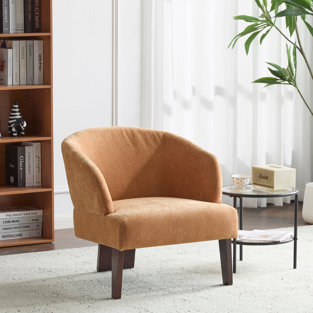 Modern Accent Sofa Chair with Round Back