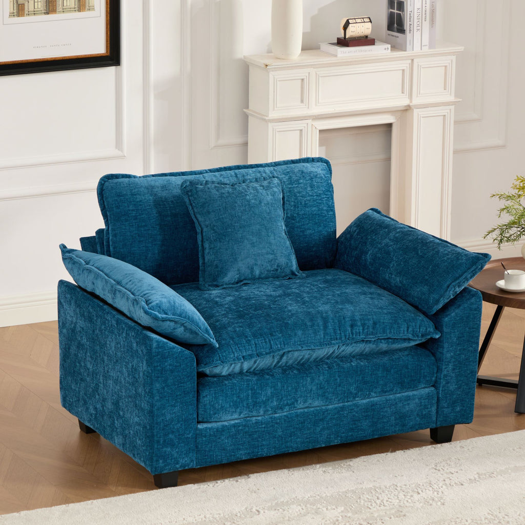 Modern Sectional Cloud Sofa Single Seat (Ottoman is Not Included)
