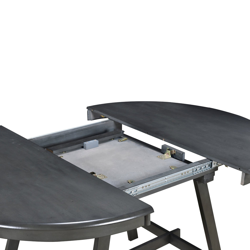 Modern Farmhouse 5-Piece Wood Dining Table Set