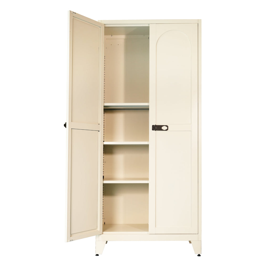 71'' 2 Shapely Doors Cabinet with Lock