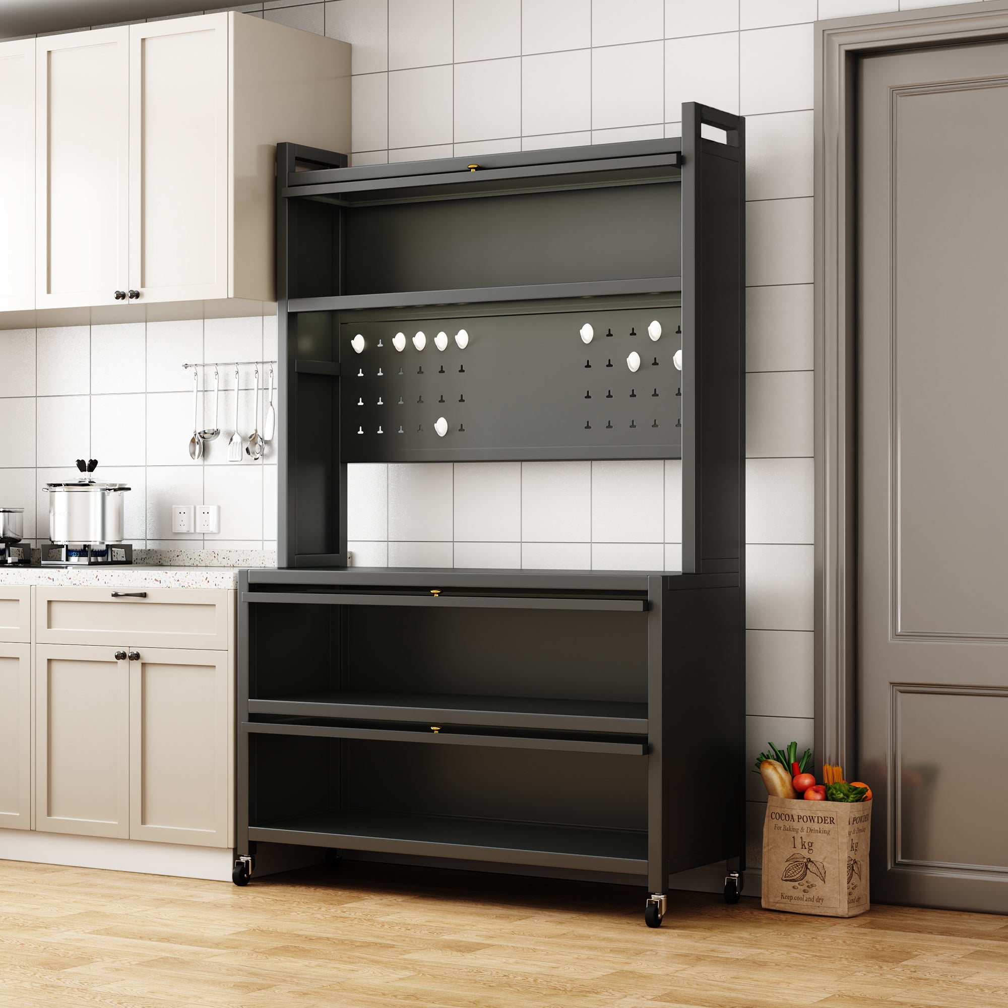 Metal Kitchen Storage Shelves