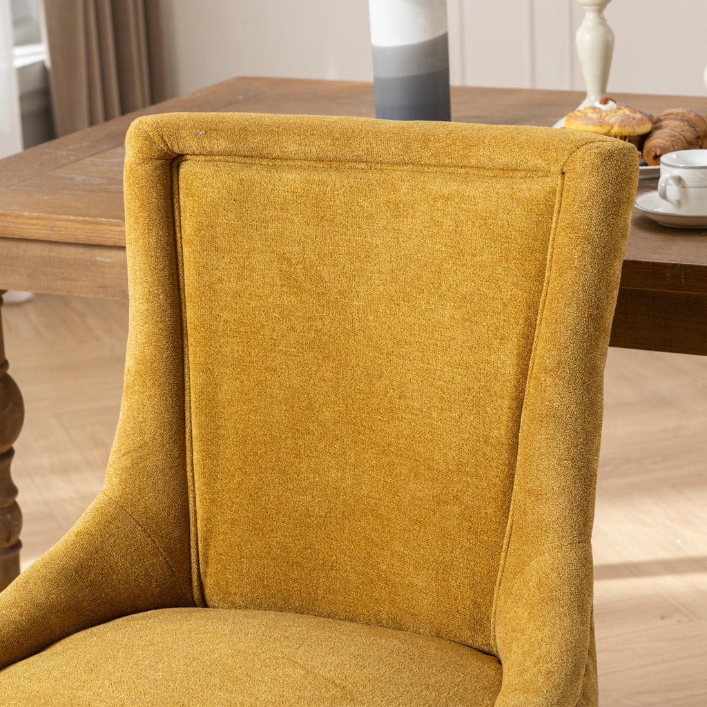 Ultra Side Thickened Fabric Dining Chair (Set of 2)