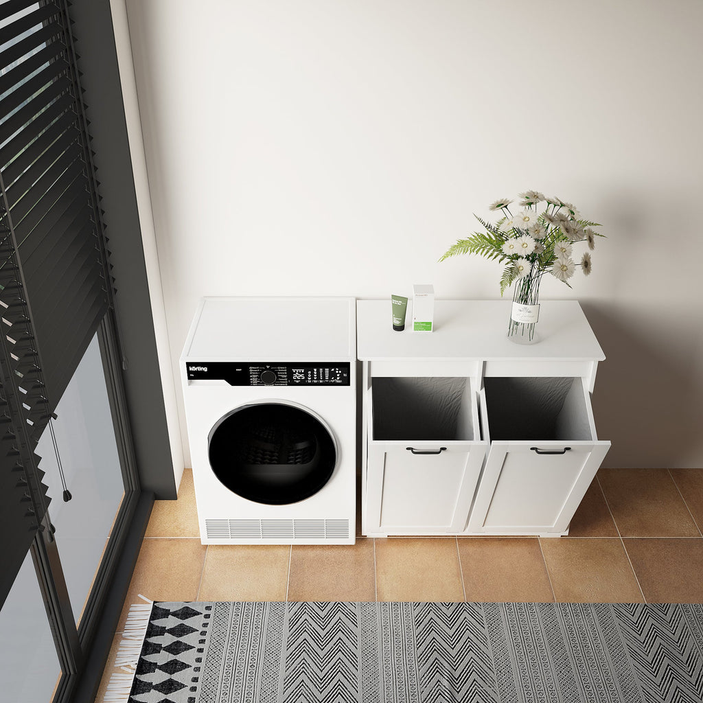 Laundry Cabinet with 2 Removable Liner Bags