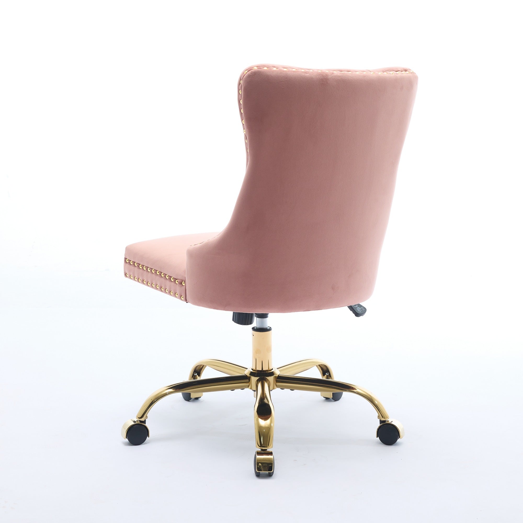 Modern Velvet Upholstered Tufted Button Home Office Chair