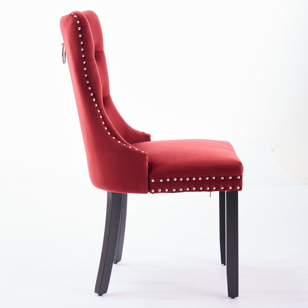 Classic Velvet Dining Chairs (Set of 2)