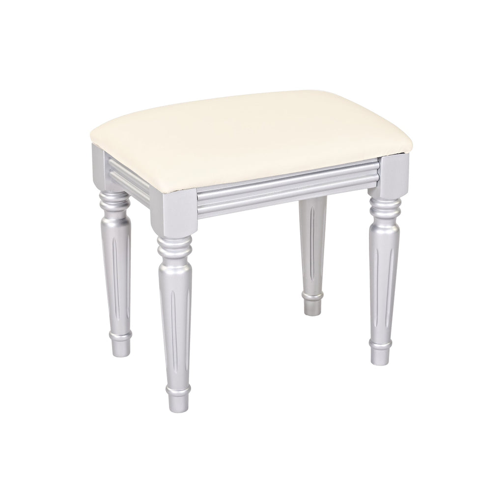 Luxury Vanity Desk with Round Mirror