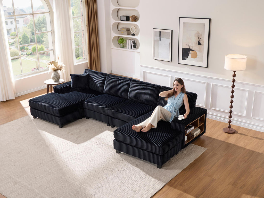 Convertible U-shaped Combination Sofa