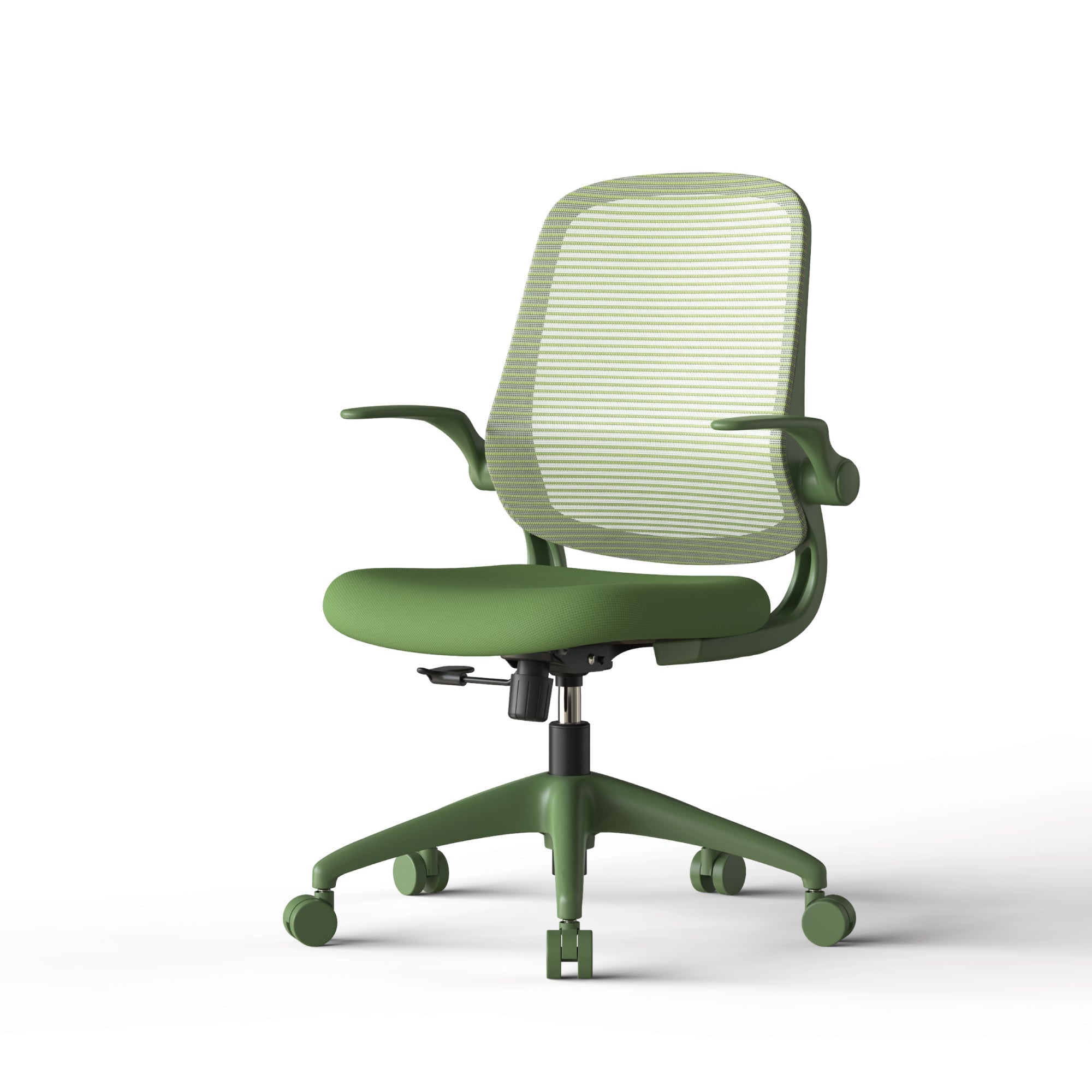 Colorful Ergonomic Office Chair with Flip-Up Armrests