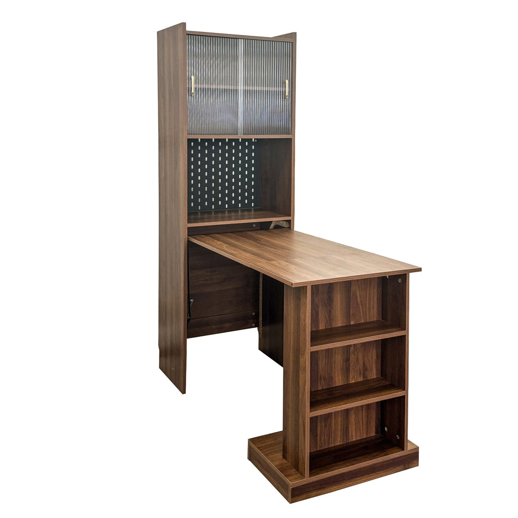 Space-Saving Foldable Computer Desk