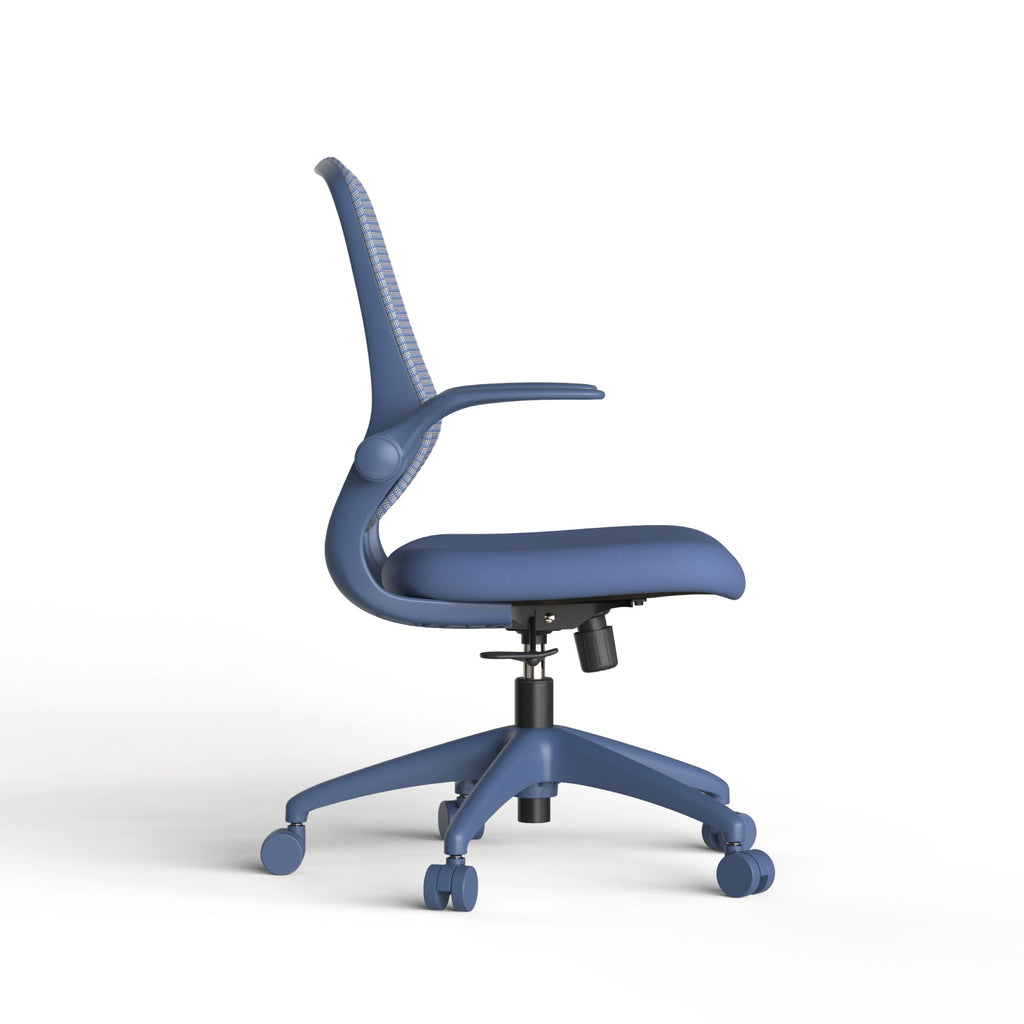 Colorful Ergonomic Office Chair with Flip-Up Armrests
