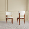 Modern PU Leather Dining Chairs (Set of 2)
