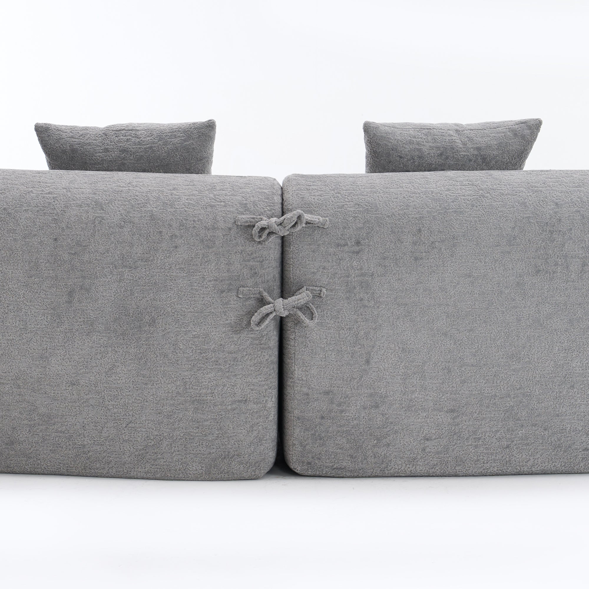 30D High-Density Sponge Sectional Couch for Living Room