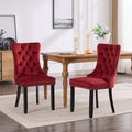 Classic Velvet Dining Chairs (Set of 2)
