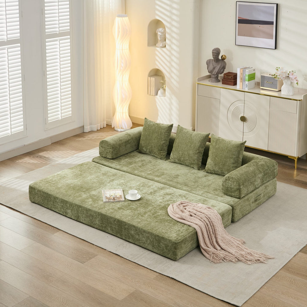 Comfy Convertible Folding Mattress Sofa Bed