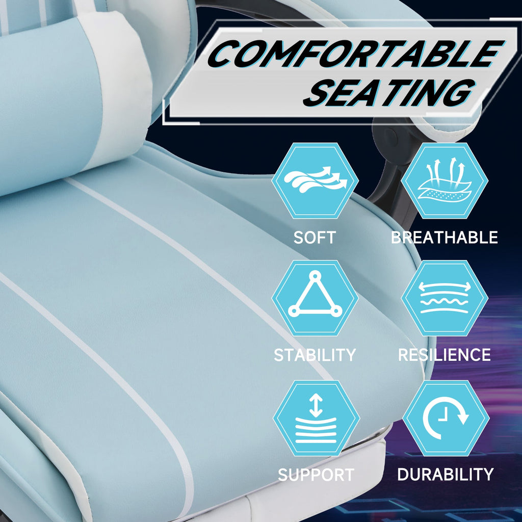 Gaming chair Computer chair Ergonomic chair footrest Office chair lumbarbackrest