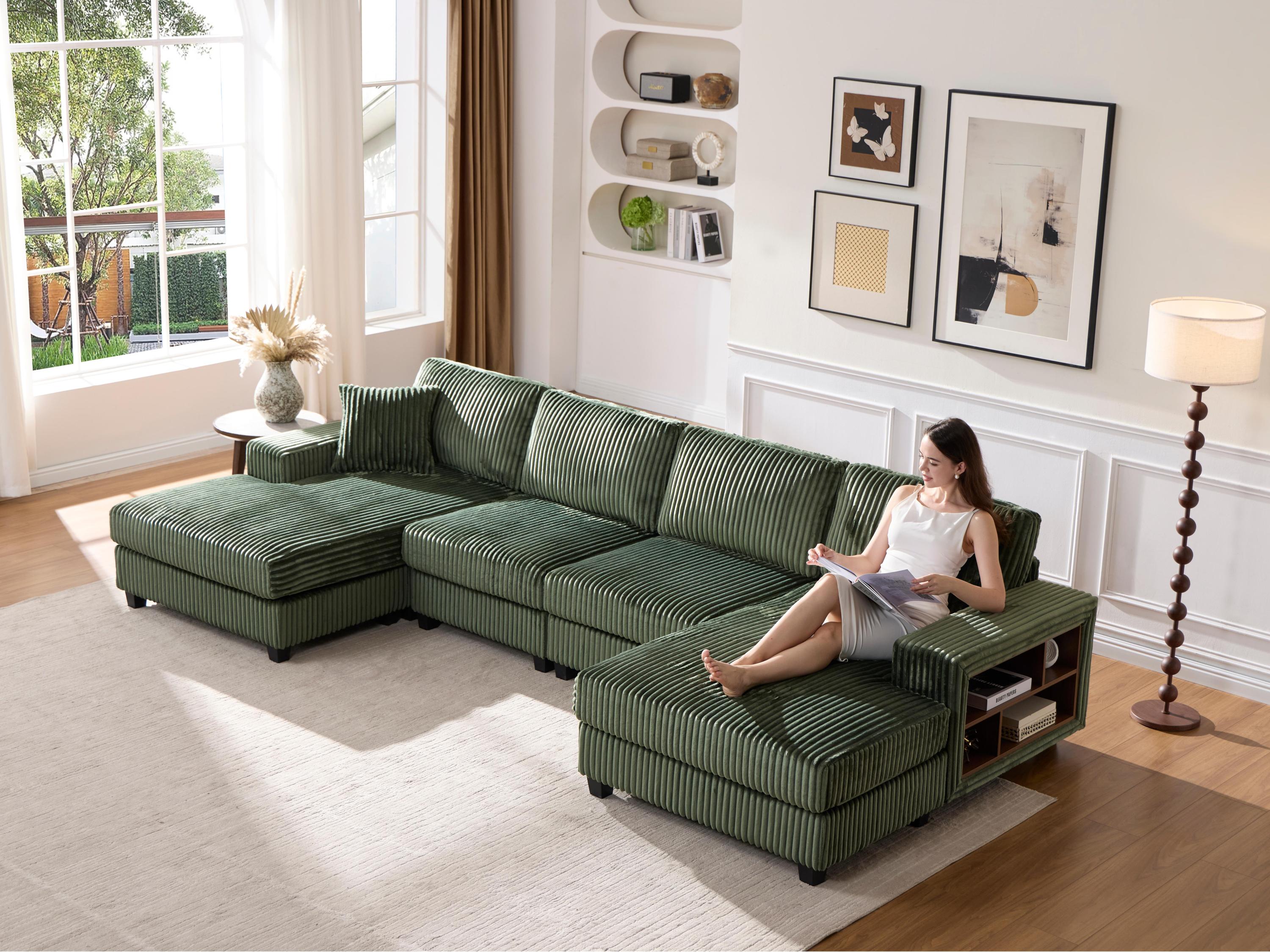 Convertible U-shaped Combination Sofa