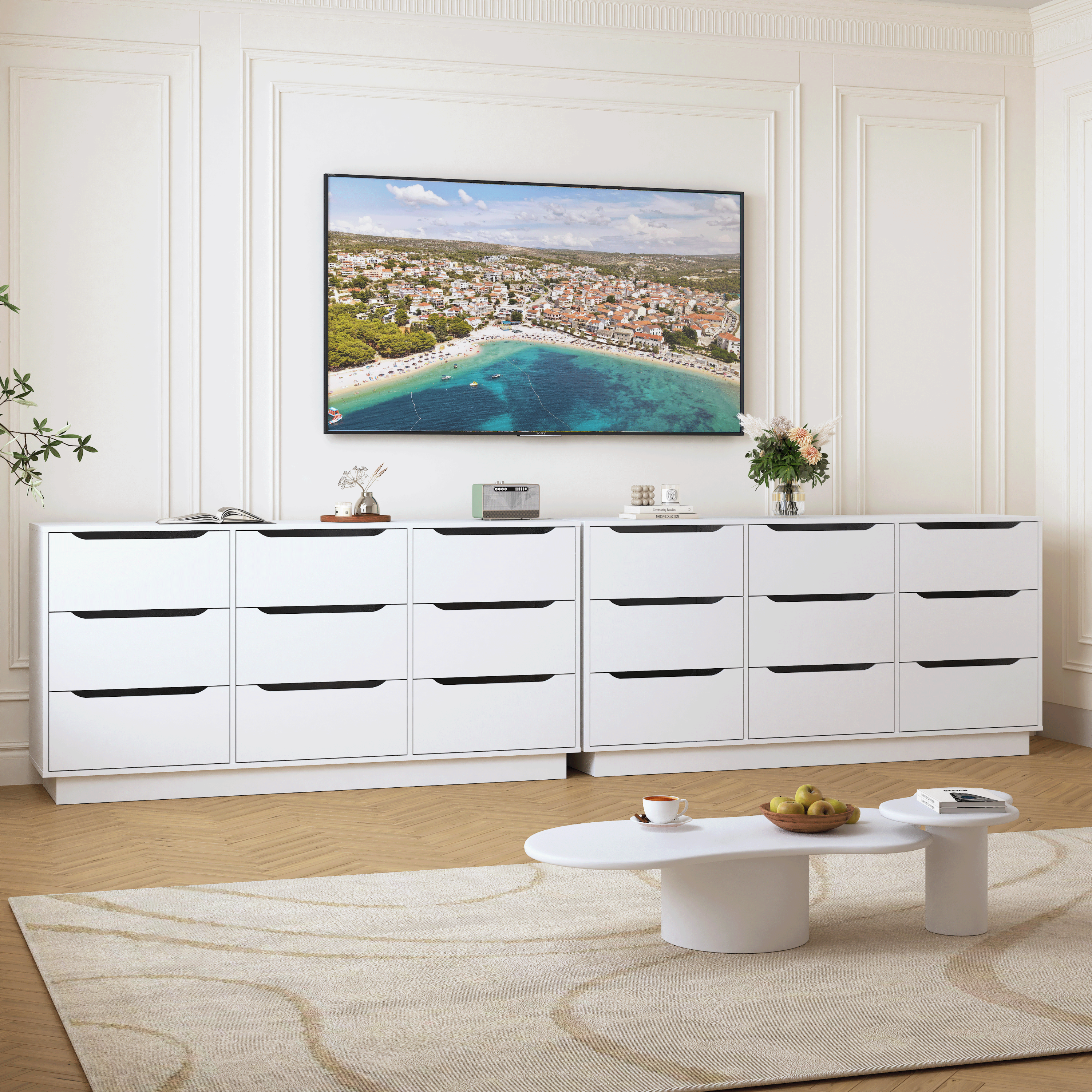 9 Drawer Dresser for Bedroom with Deep Drawers
