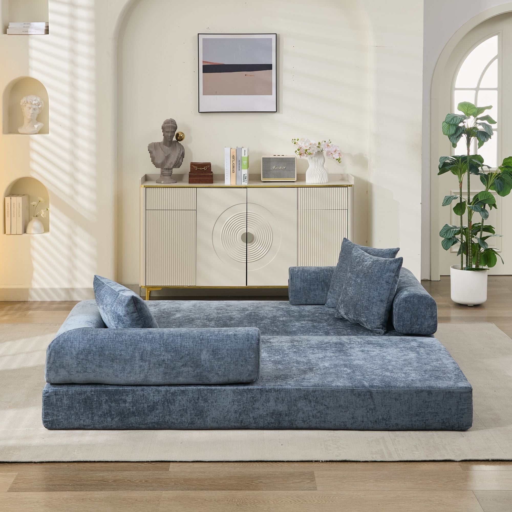 Comfy Convertible Folding Mattress Sofa Bed