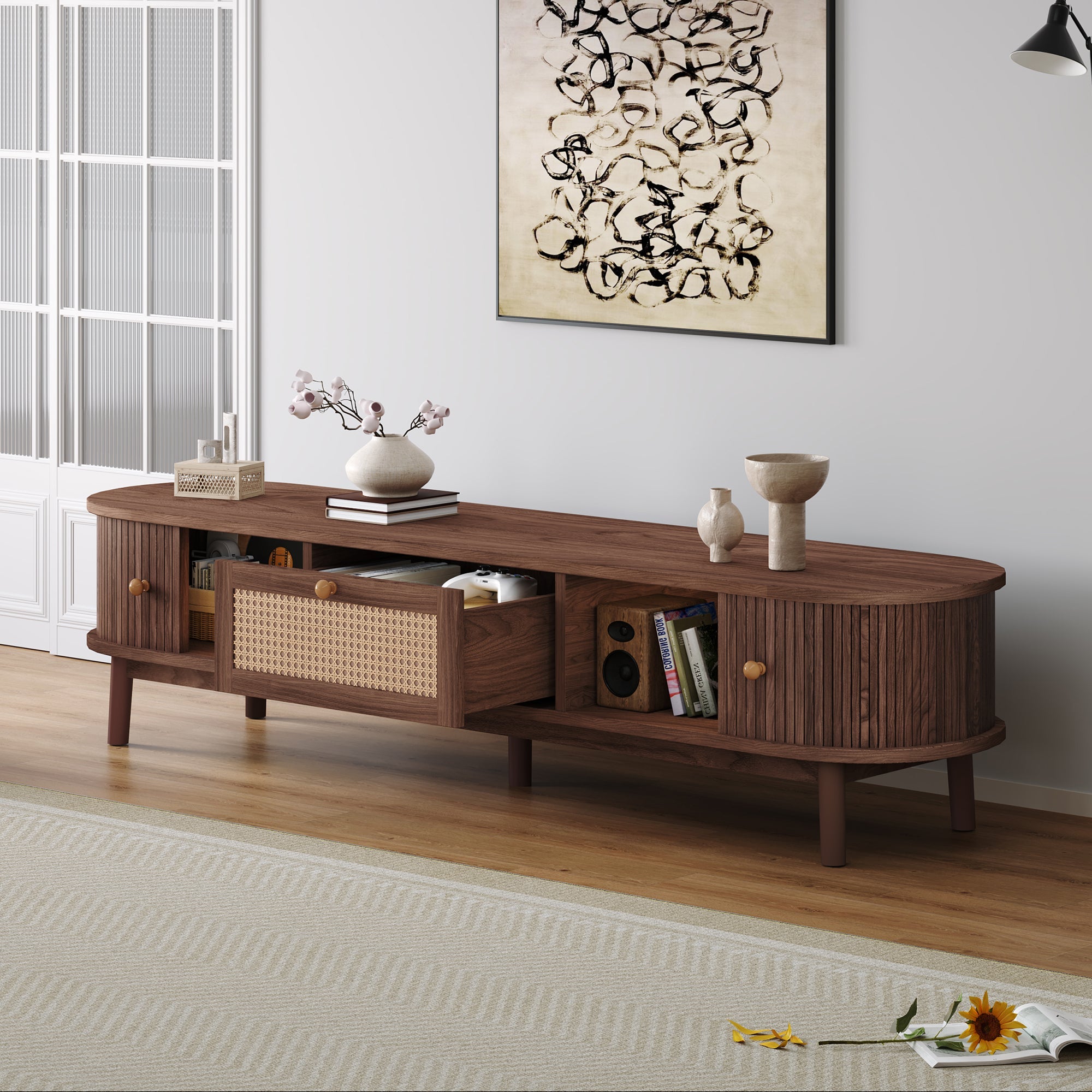 Modern Design TV Stand for 75' TVs