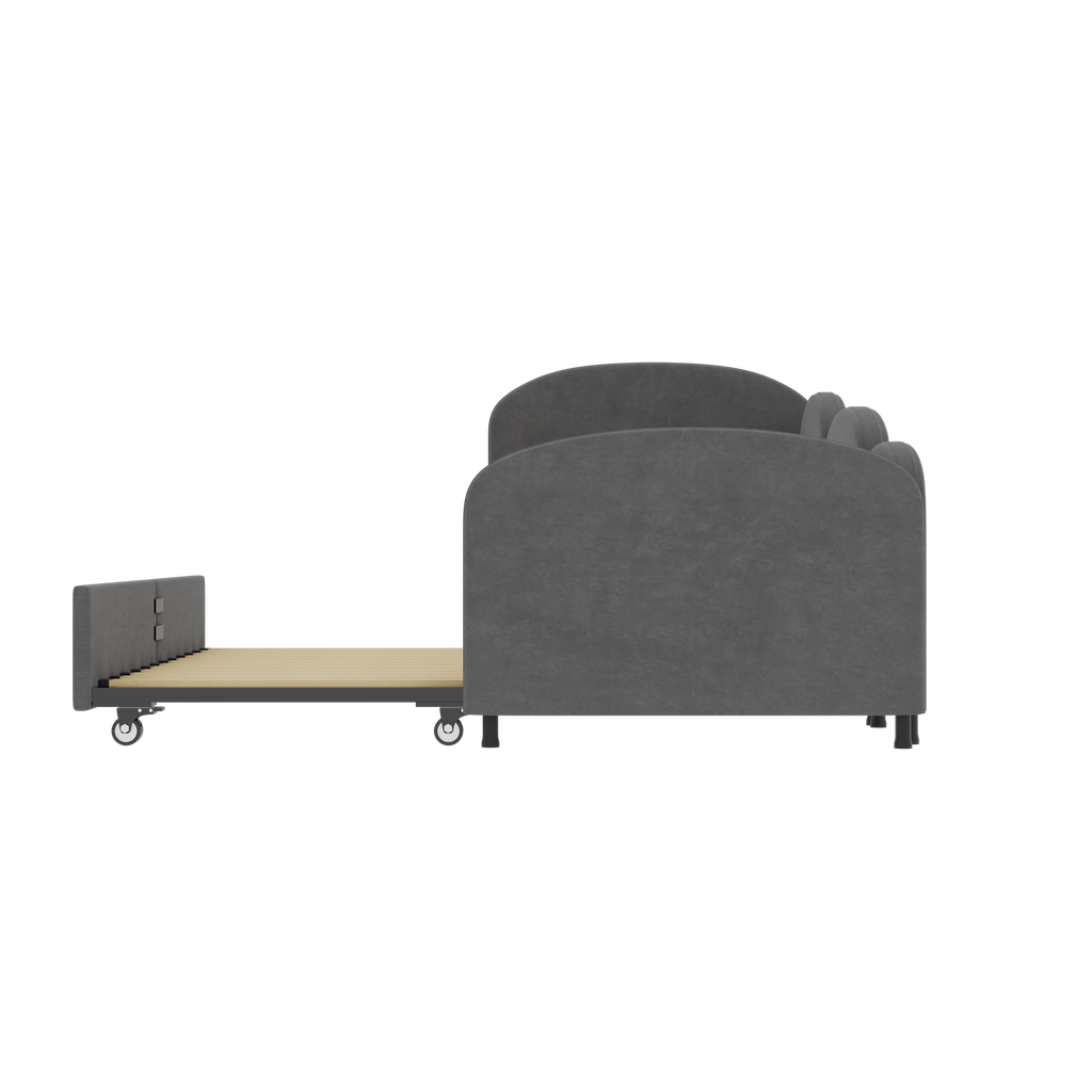Modern Twin Size Velvet Upholstered Daybed
