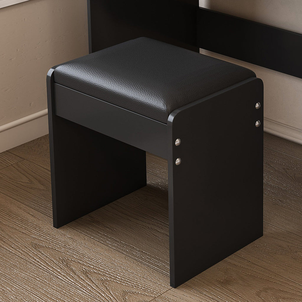 Modern Makeup Vanity Set with Power Outlet
