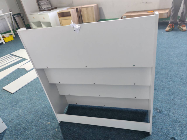 4-Tier MDF Toddler Book Display Shelves Kids Bookshelf