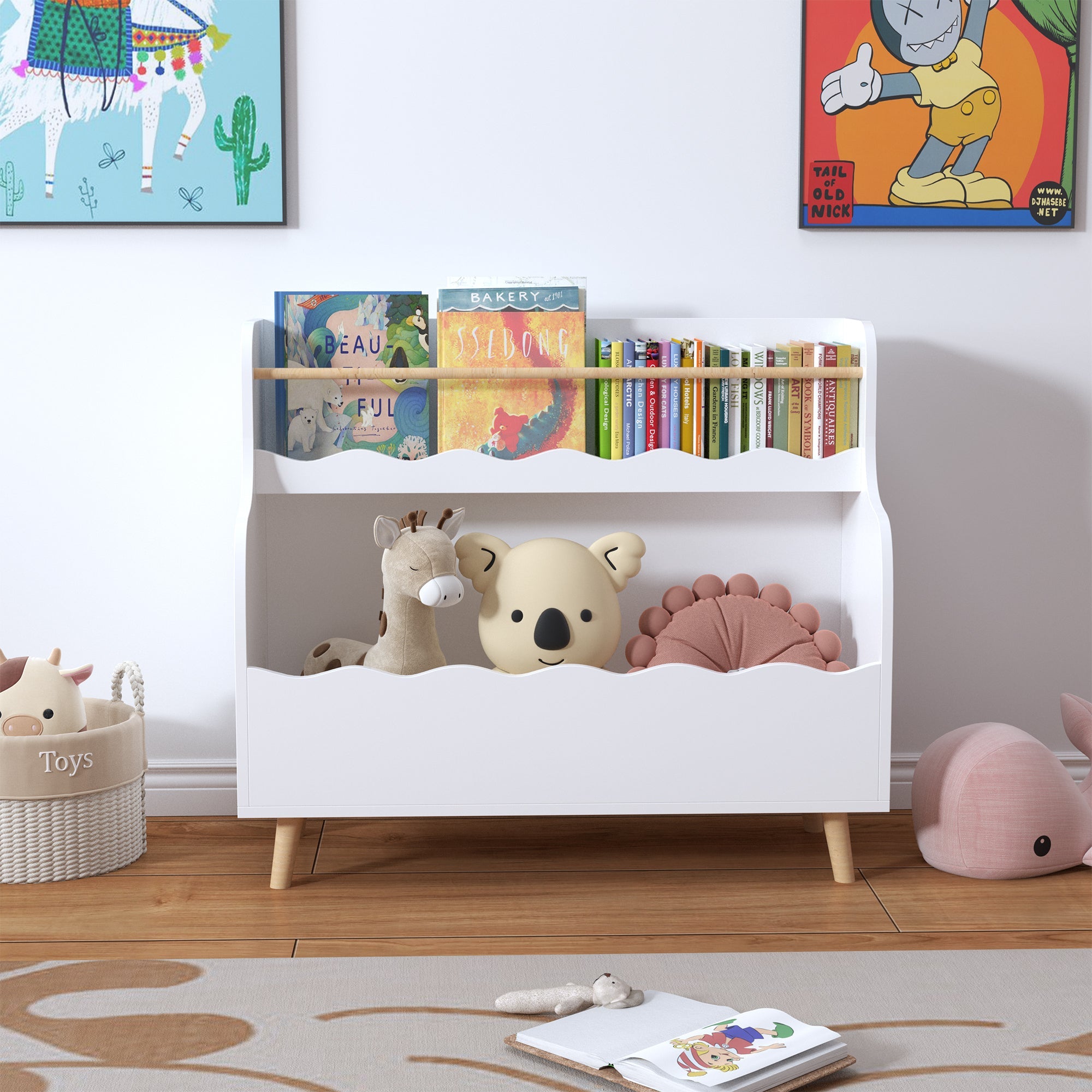 Children Toy Storage Cabinet Organizer
