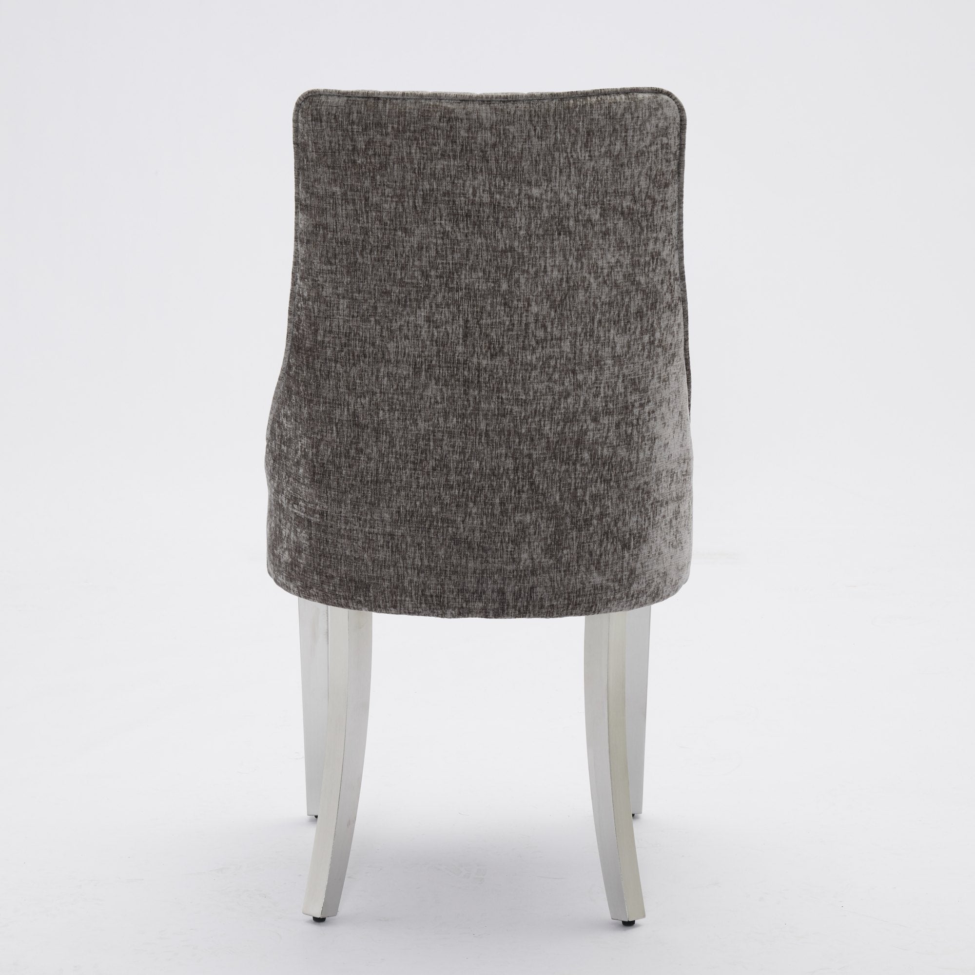 Rayon Cloth Flocking Chenille Dining Chairs (Set of 2 )