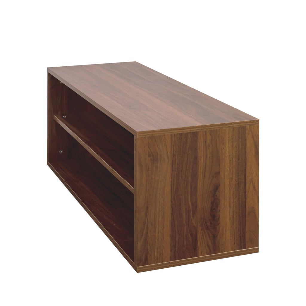 Walnut Stackable Mounted Storage Cabinet+ Glass Option
