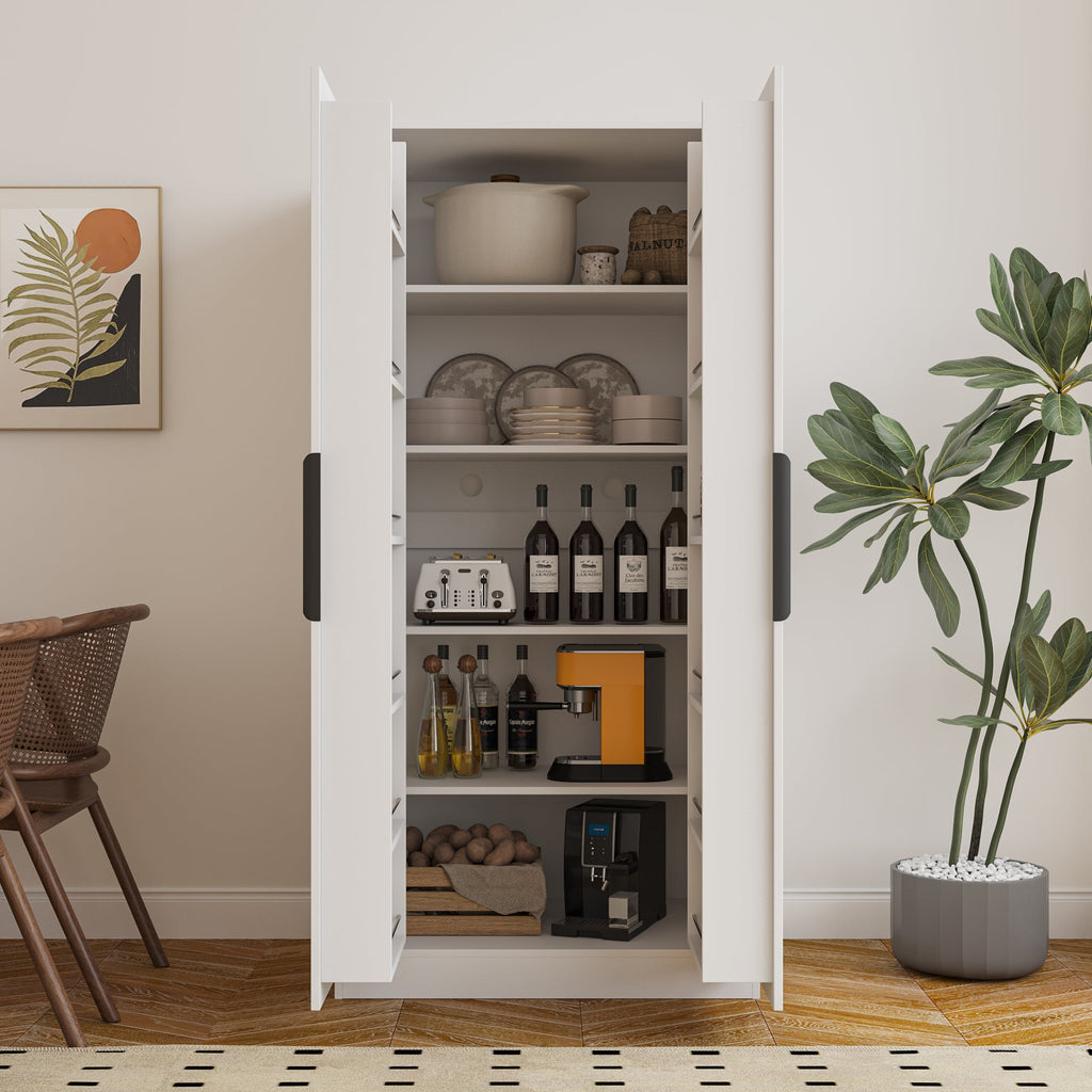 62.99in Pantry Cabinet for Living Room and Dinning Room
