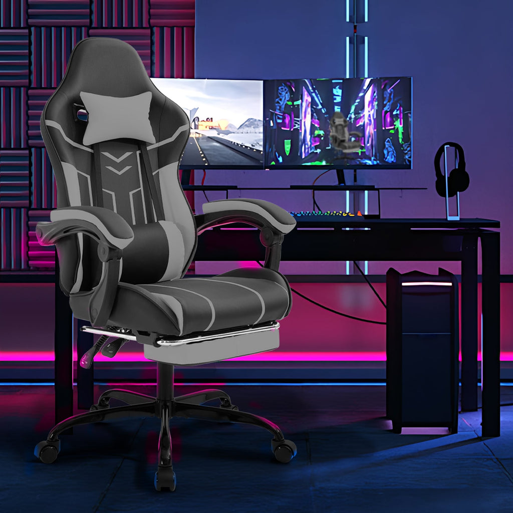 Gaming chair Computer chair Ergonomic chair footrest Office chair lumbarbackrest