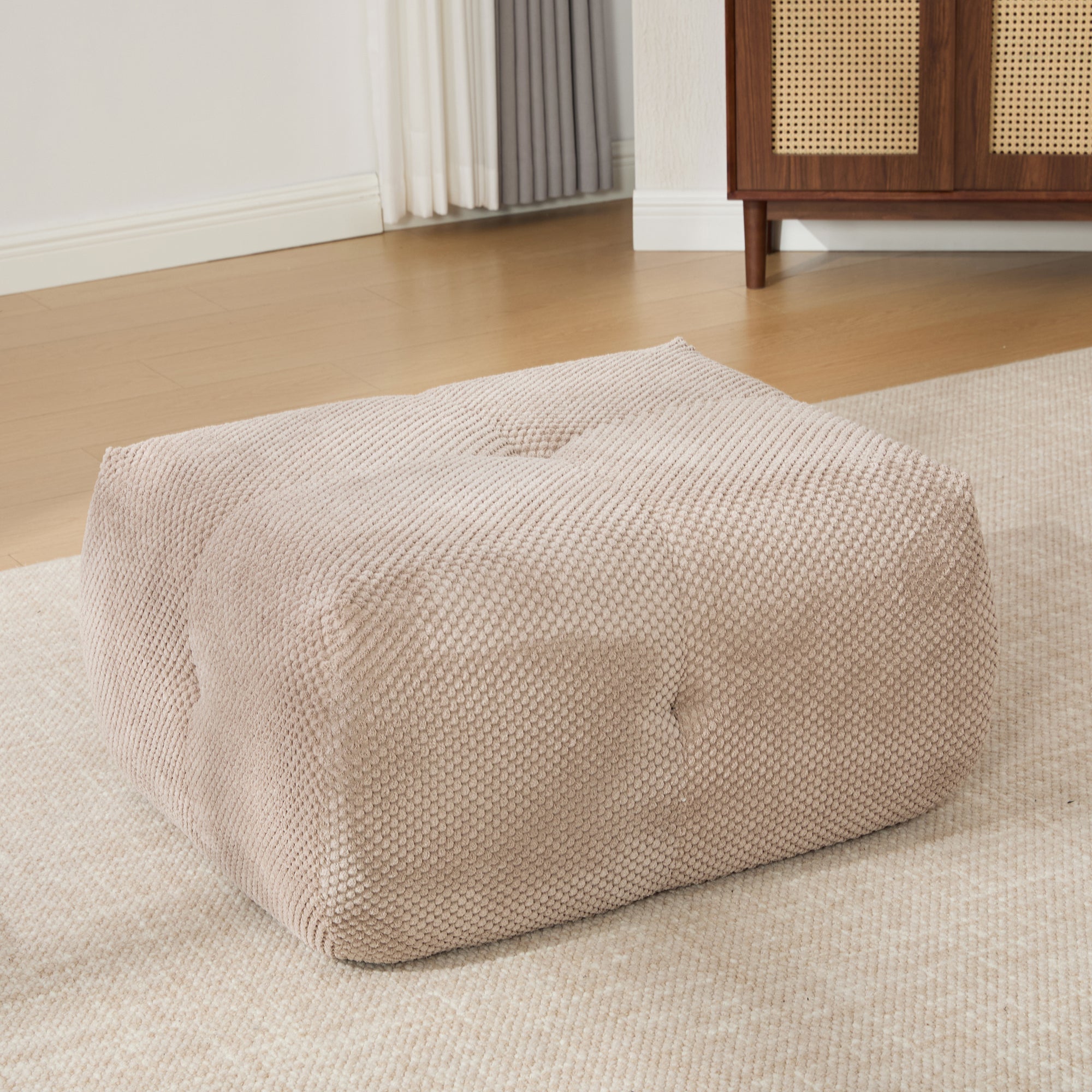 31' Modular Cloud Boneless Accent Chair with Ottoman Set