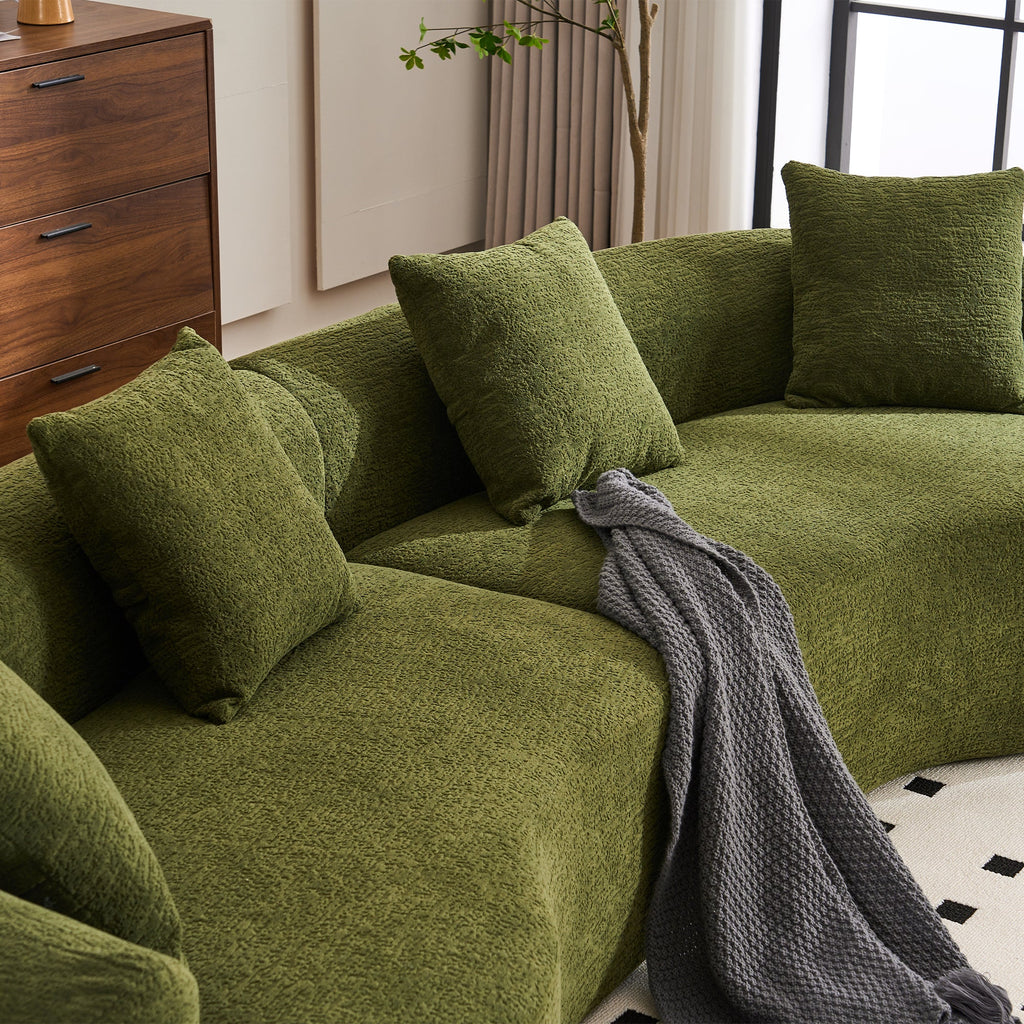 30D High-Density Sponge Sectional Couch for Living Room