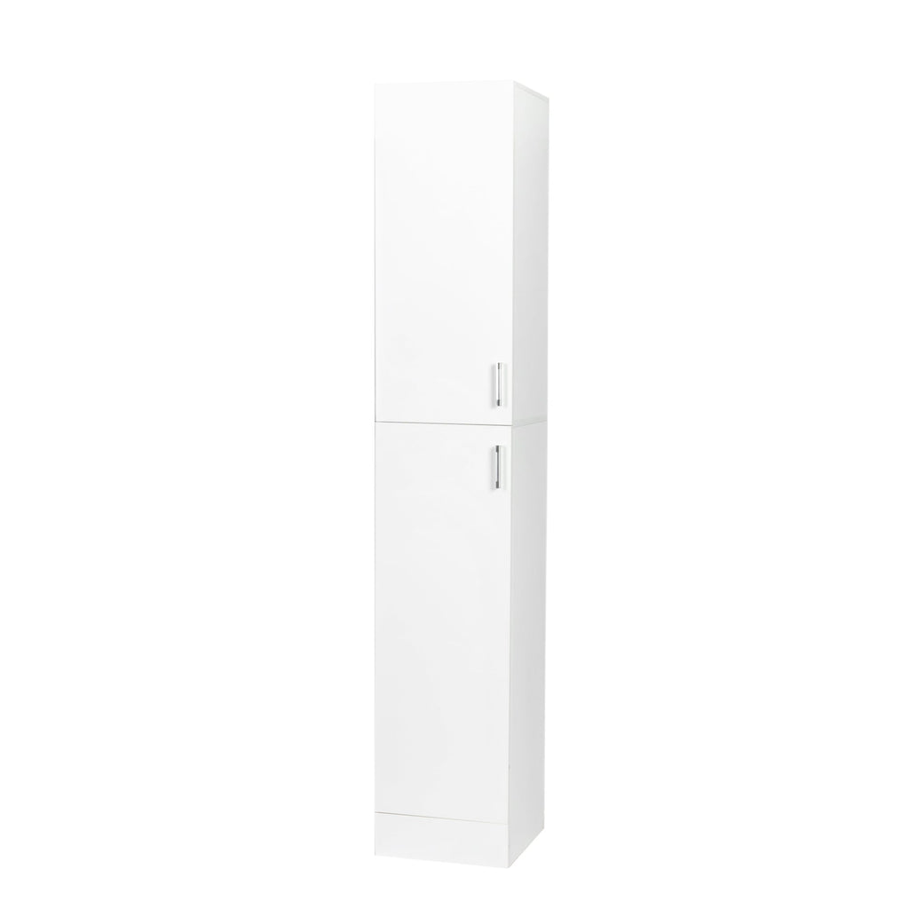 Elegant White Freestanding Cabinet for Kitchen and Dining Room