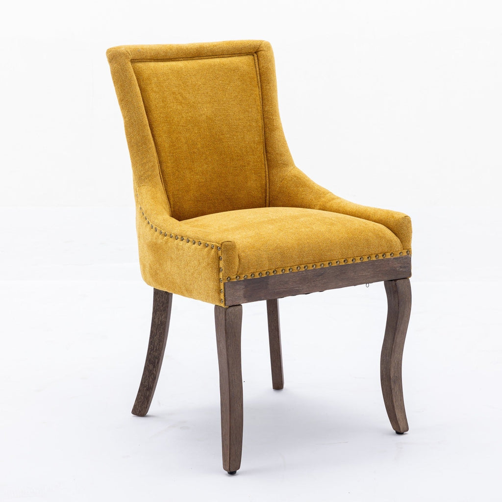 Ultra Side Thickened Fabric Dining Chair (Set of 2)