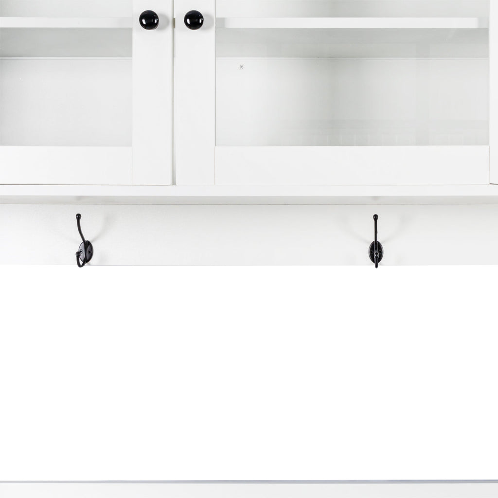 63' W Large Kitchen Hutch Cabinet