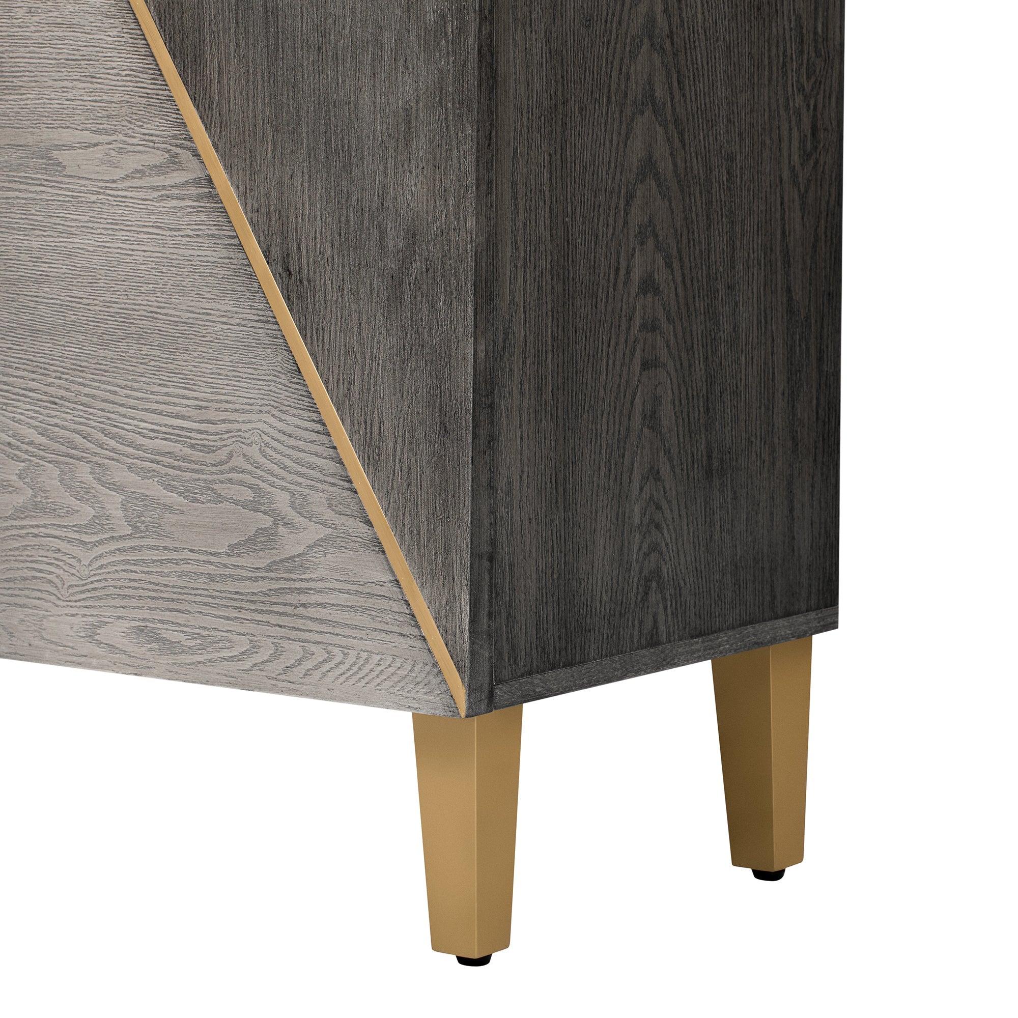60' Retro Sideboard Cabinet with Adjustable Shelves