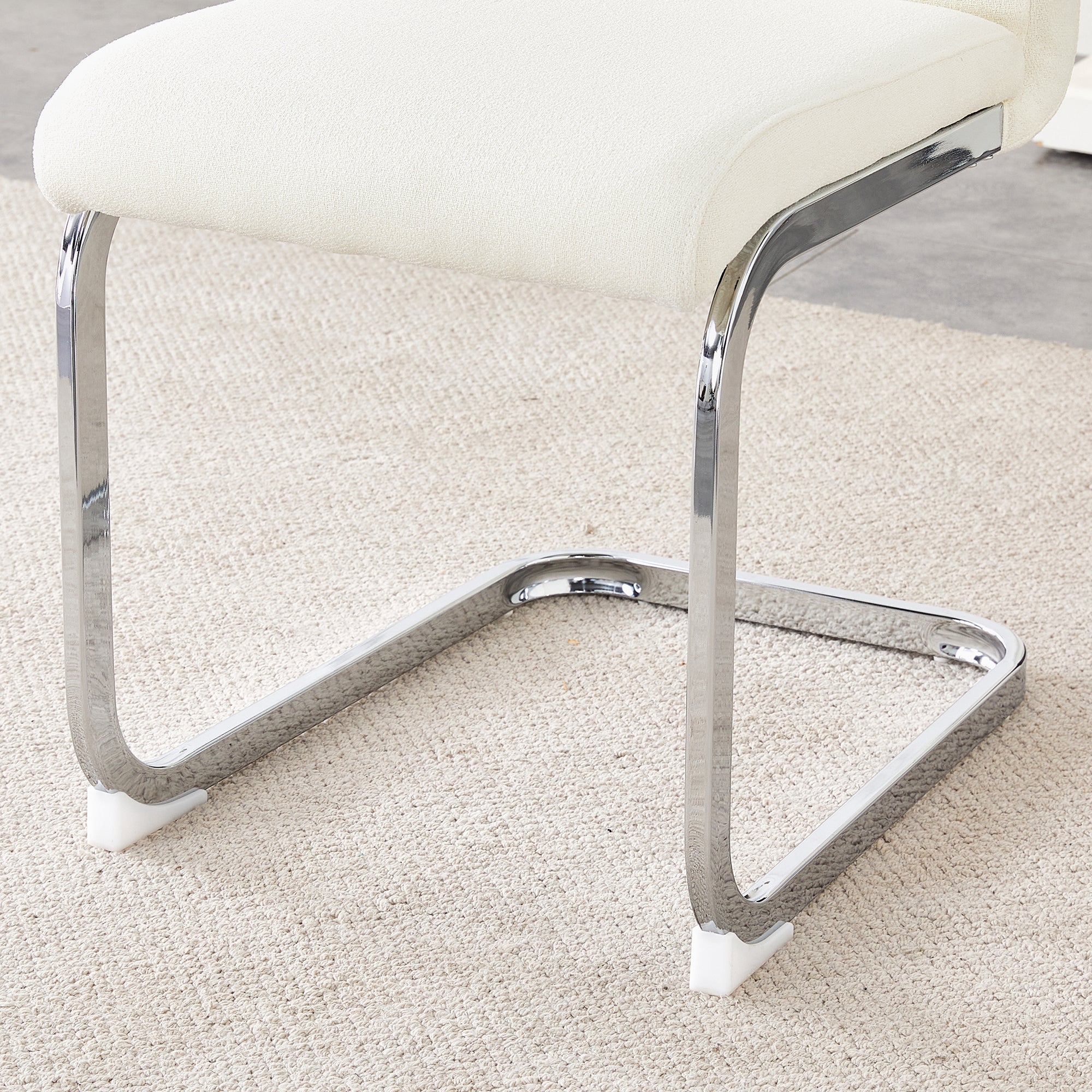 Luxury Style Grainy Fabric-like Dining Chairs (Set of 4)