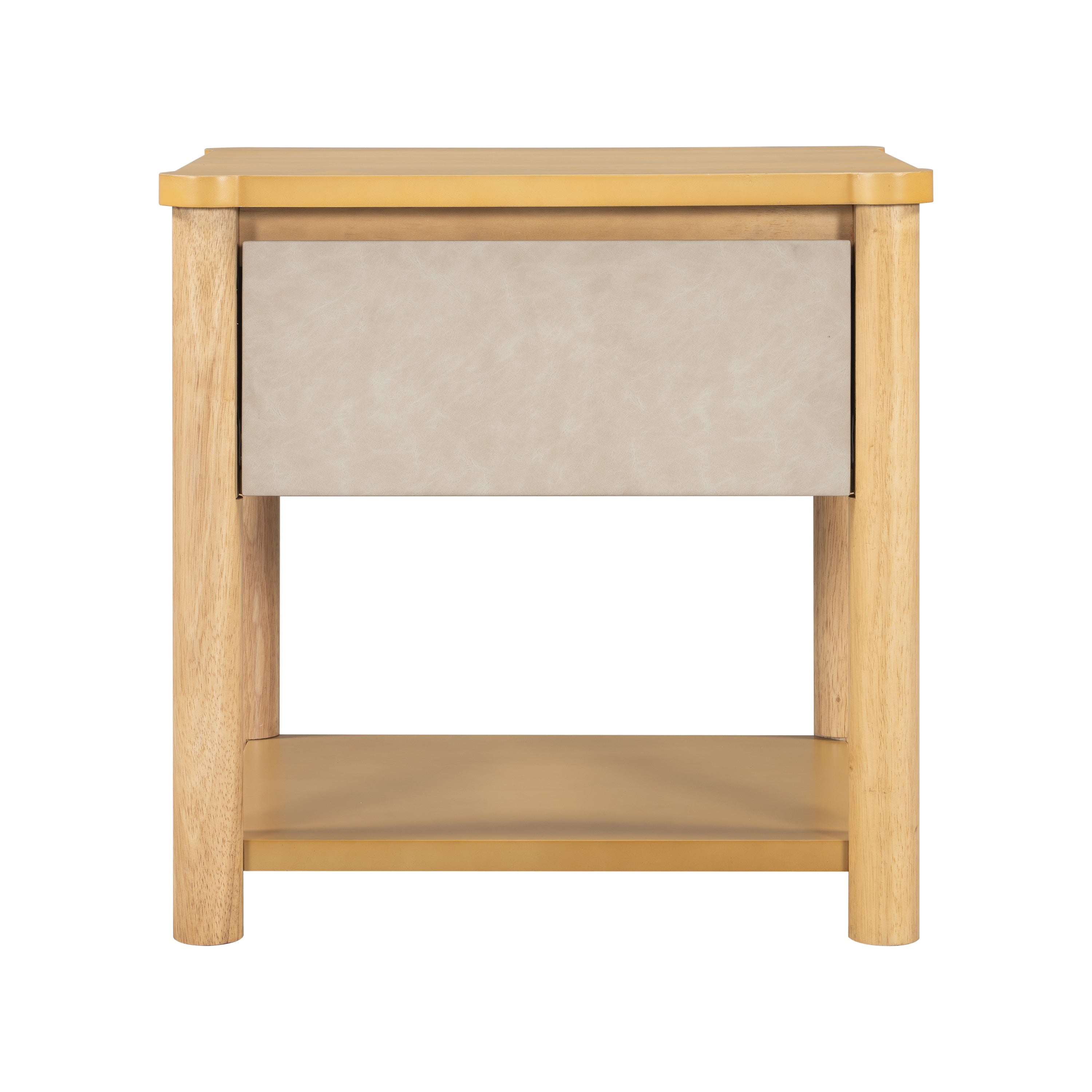Modern King Bed Frame Set with 2 Nightstands