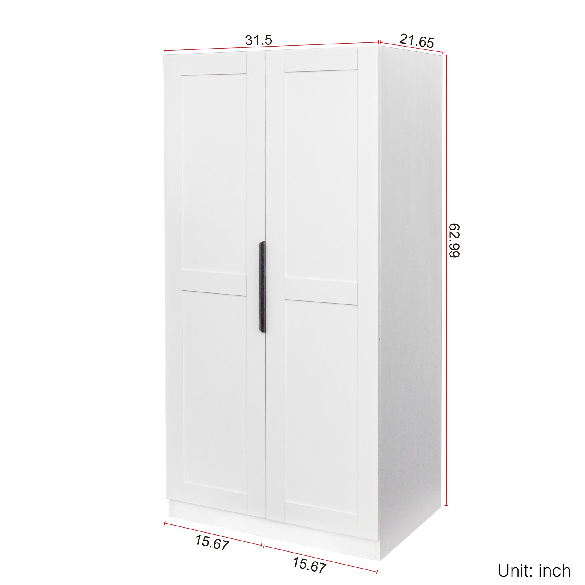 62.99in Pantry Cabinet for Living Room and Dinning Room