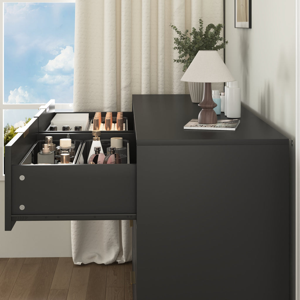 Modern 6-Drawer Dresser for Bedroom