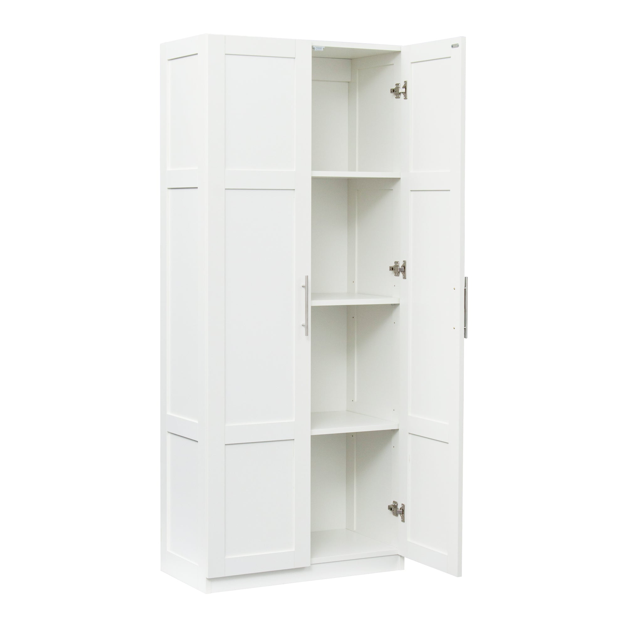 Kitchen Pantry Storage Cabinets with 2 Door and 3  Shelves