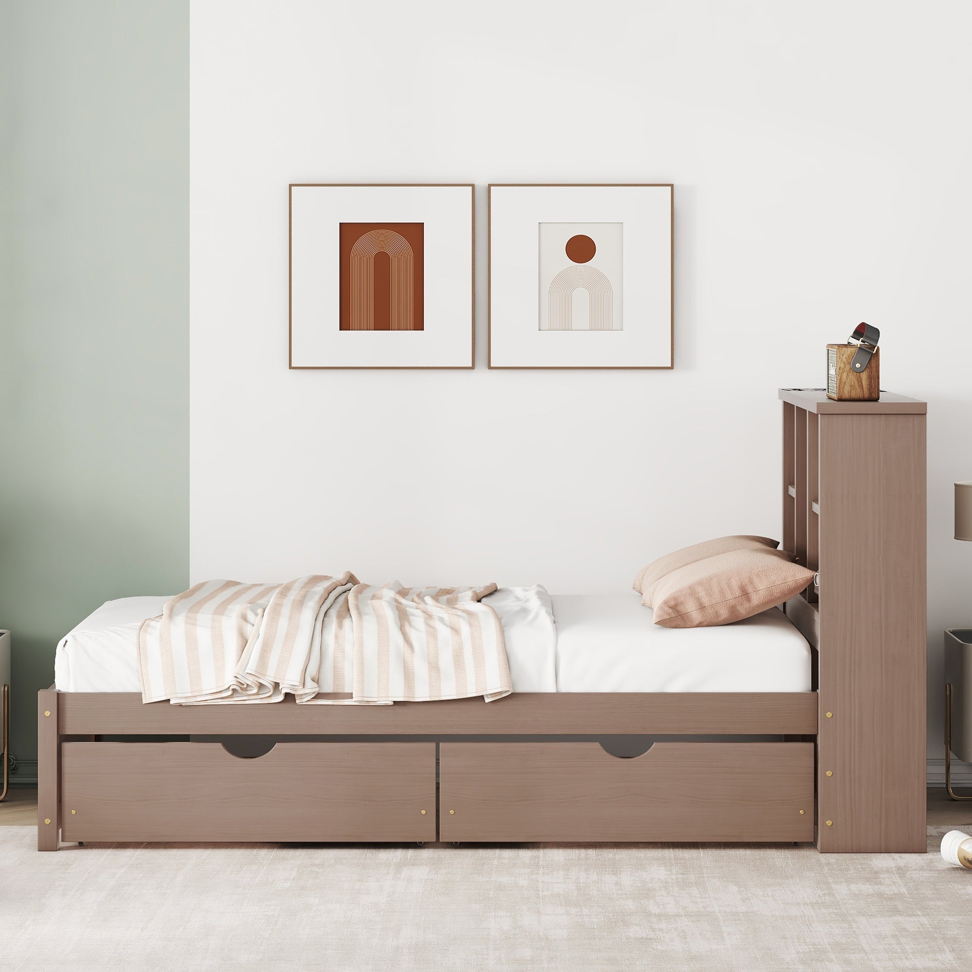 Modern Twin Size Bed Frame