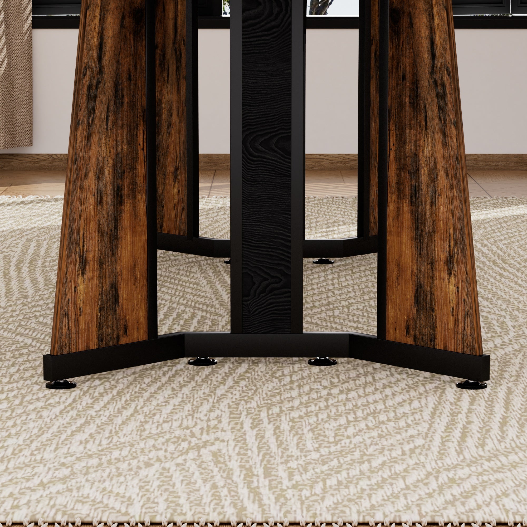 Rustic Rectangular Large Dining Table