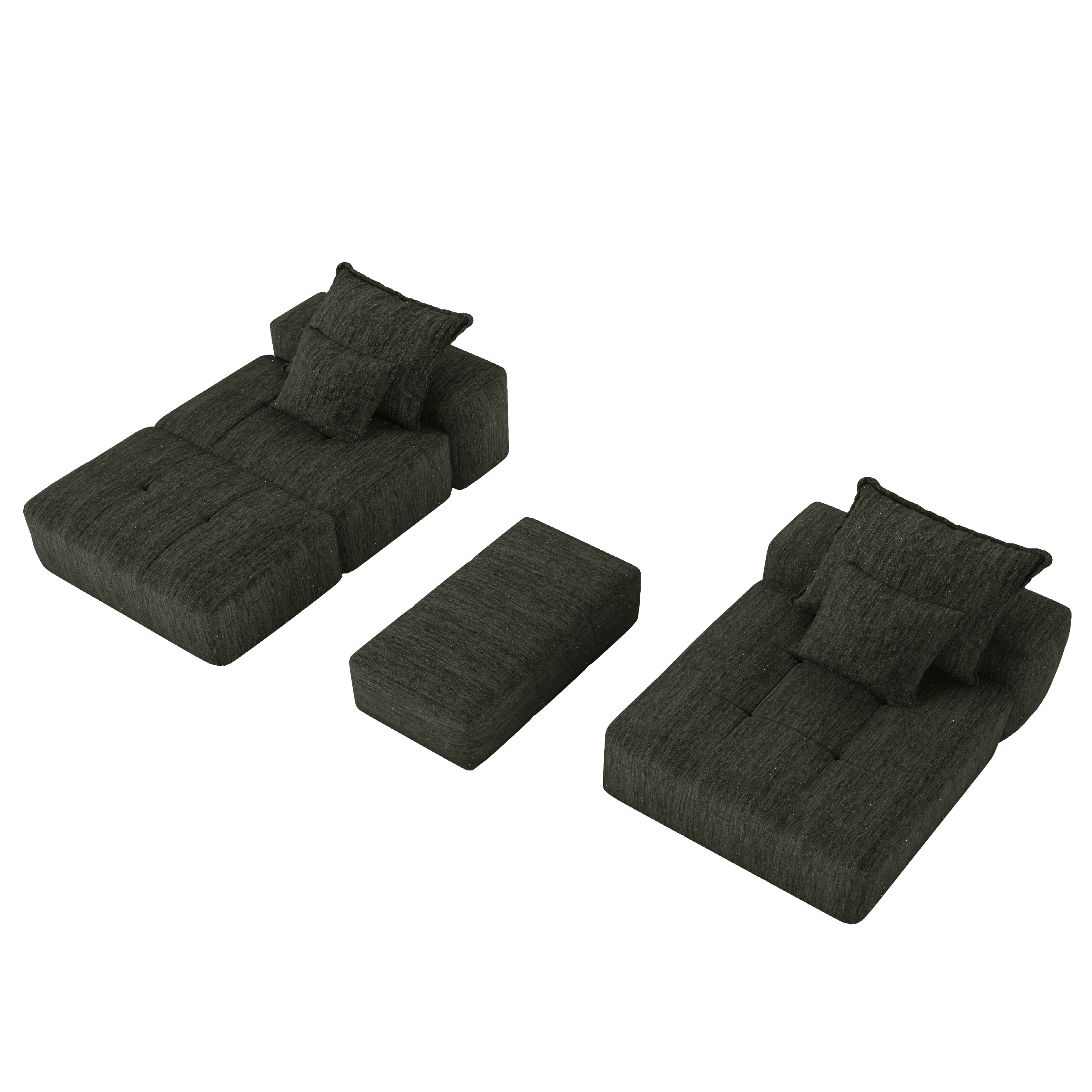 Modern Oversized Modular Sectional Sofa