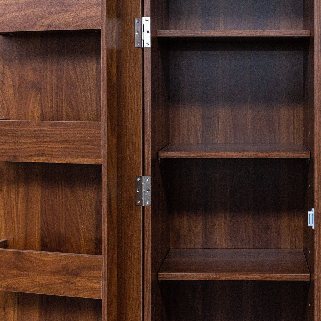 Kitchen Freestanding Buffet Cupboards Sideboard with Doors & Shelves