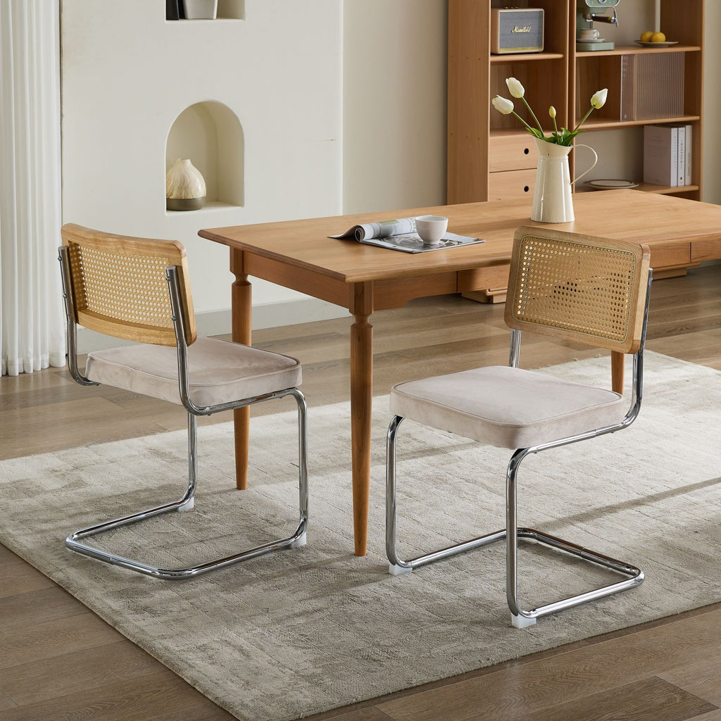 Mid Century Modern Dining Chairs (Set of 2)
