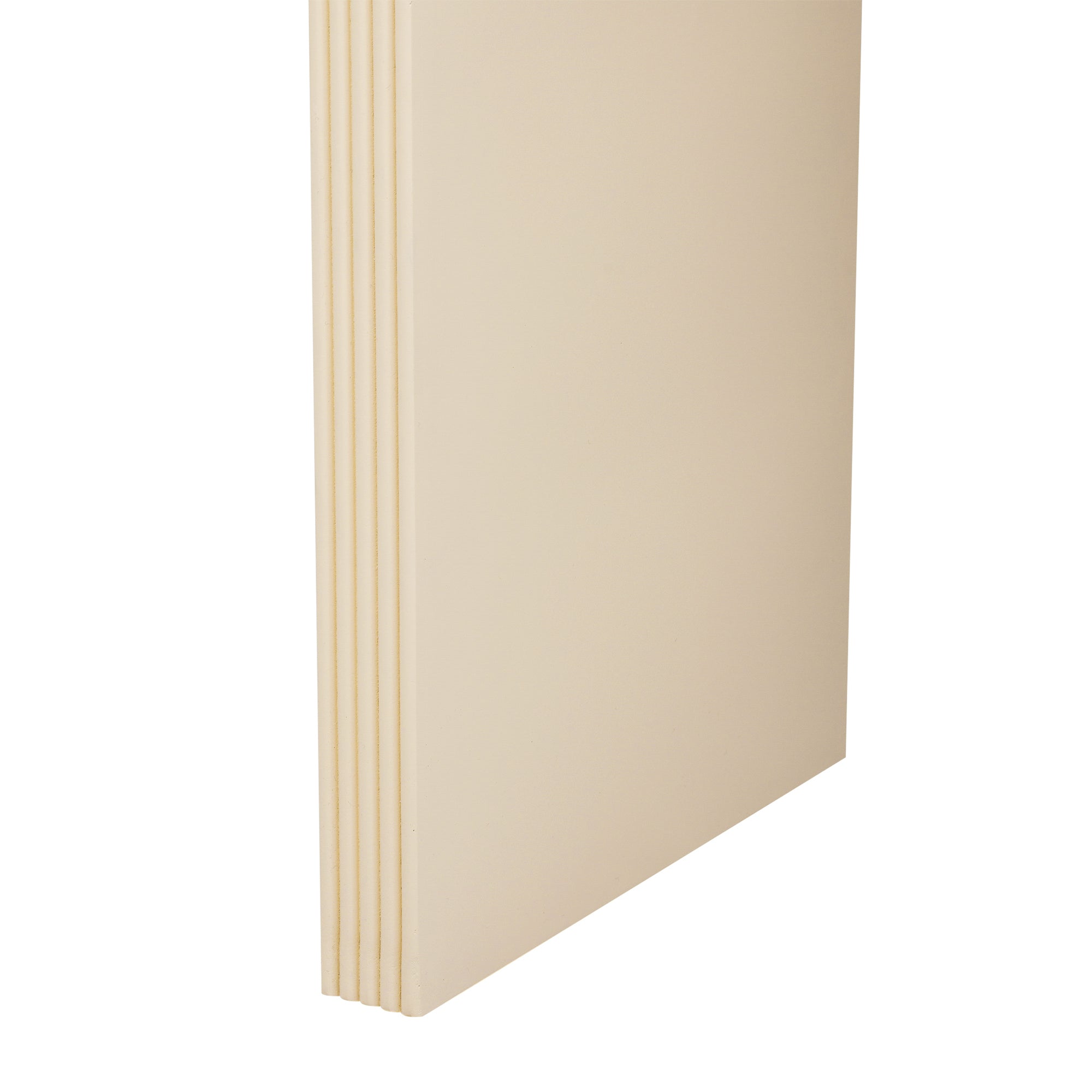 Modern Console Fluted Entryway Table with Rounded Silhouette