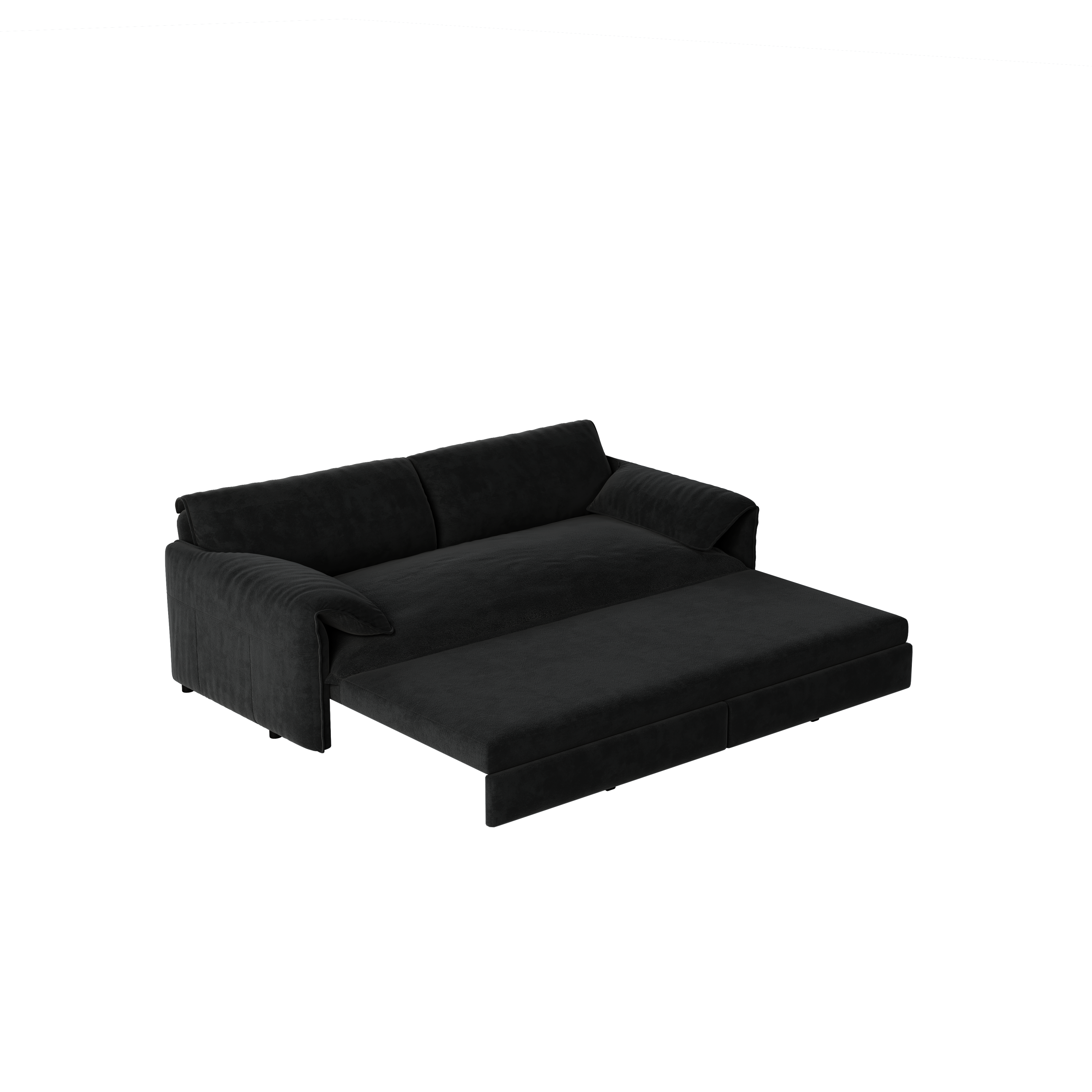 3-in-1 Convertible Sleeper Sofa with Side Storage